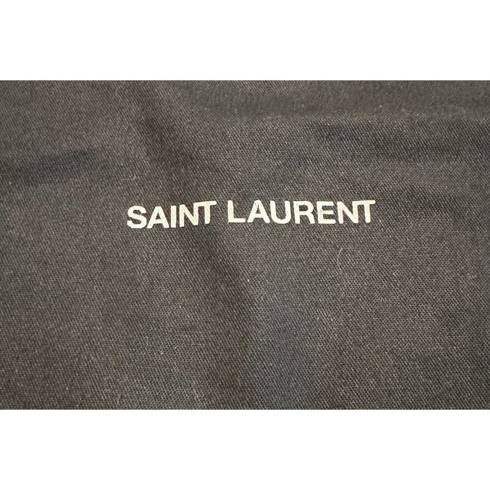Saint Laurent Dust Bag Storage Cover Drawstring Black 11.5" x 8" - Picture 2 of 3